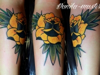 Татуировка цветок