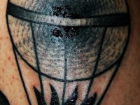 Татуировка воздушный шар