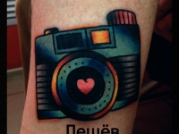Татуировка фотоаппарат