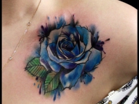 Татуировка необычная роза