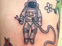 Татуировка космонавт