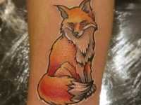 Татуировка лисица