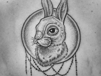 Татуировка чучело зайца