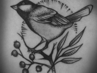 Татуировка птица