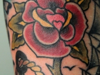 Татуировка роза