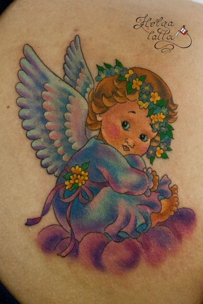 ангел татуировка ангелок 