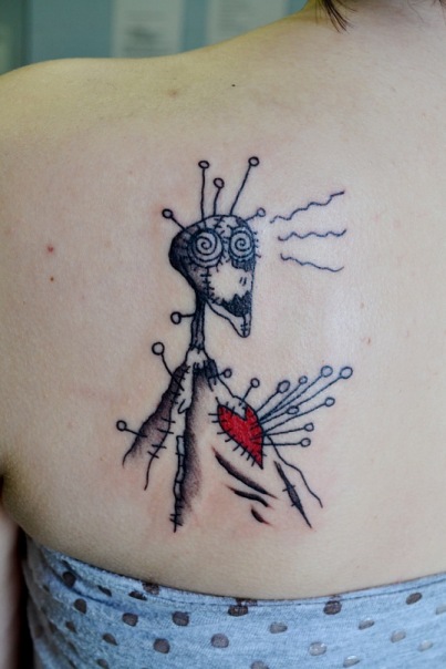 татуировка по рисунку Tim Burton (Тим Бертон)