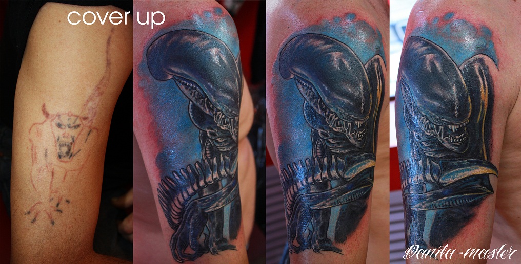 Alien tattoo