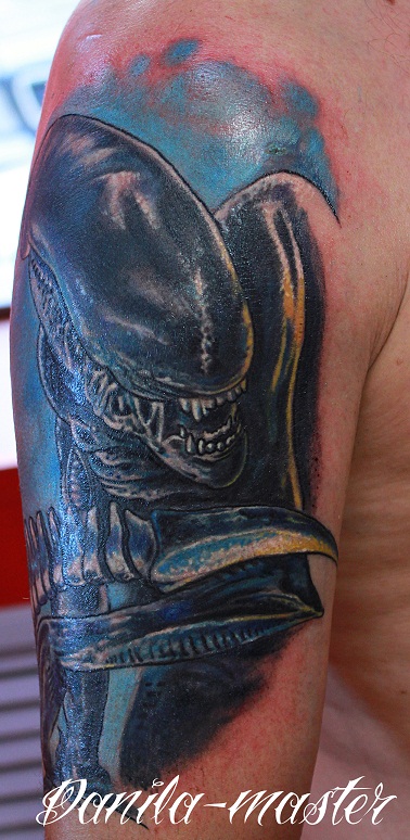 Alien tattoo