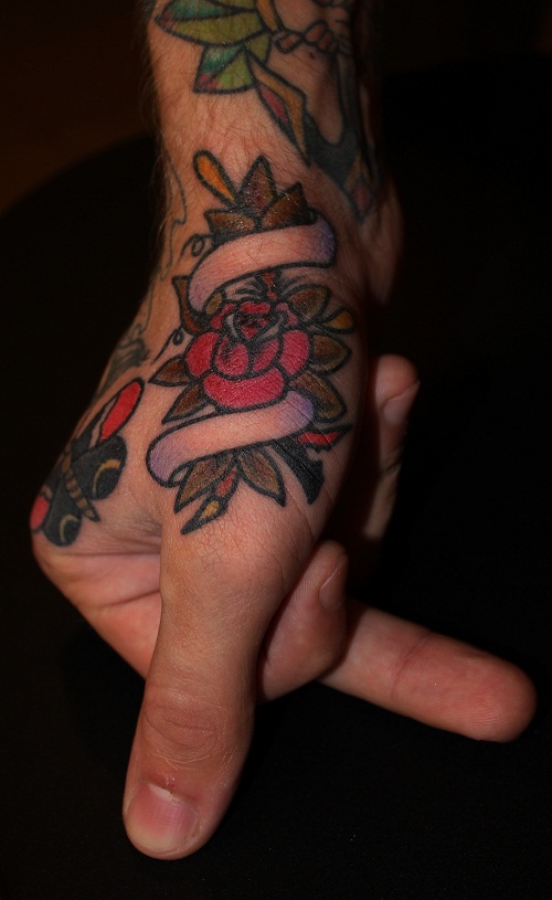 Художественная татуировка розы. По эскизу Sailor Jerry. Художественная татуировка Розы, татуировка розы, художественная татуировка, tattoo, tattoo rose,традиционная татуировка, traditional tattoo