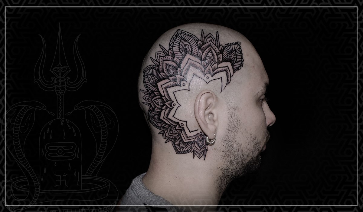 Художественна орнаментальная татуировка, Томас Хупер, тату  на голове, artist tattoo, ornamentl tattoo, Tomas Hooper tattoo, tattoo on head