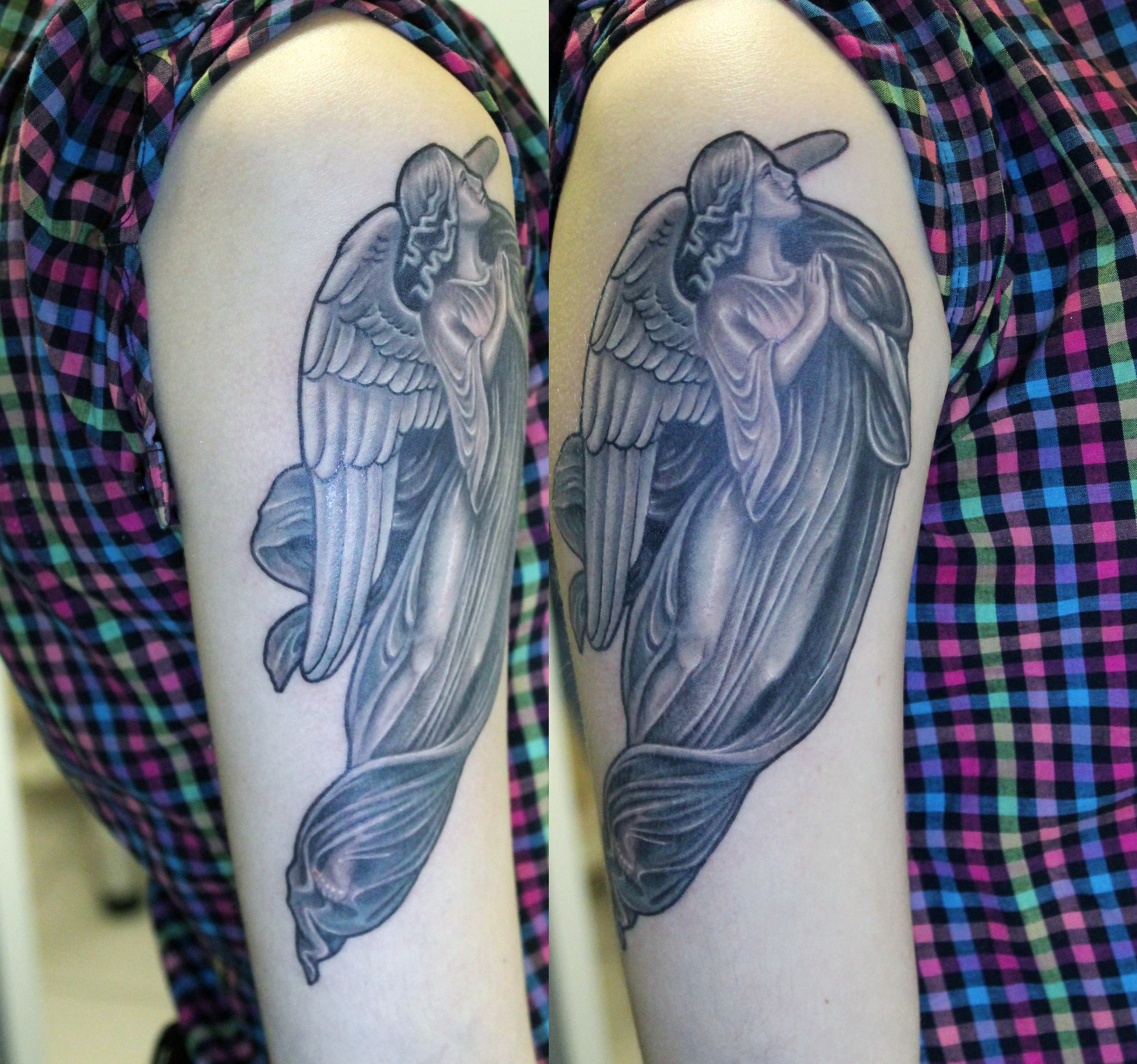 Татуировка "Ангел" от Паши Завролока