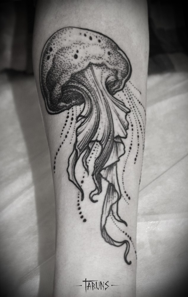 Морские татуировки от мастера Александры Табунс