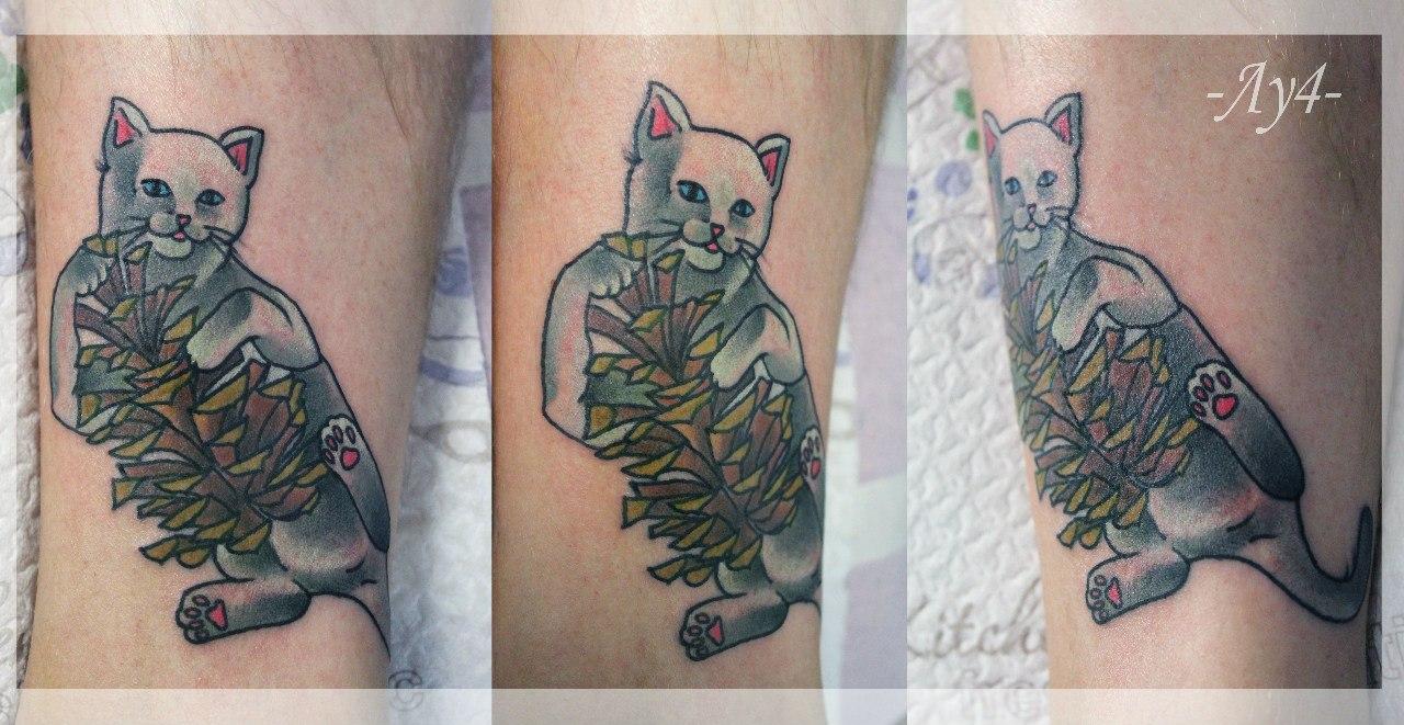 Тату кошка или кот в студии Маруха – значение татуировки с кошкой, подойдетли вам?