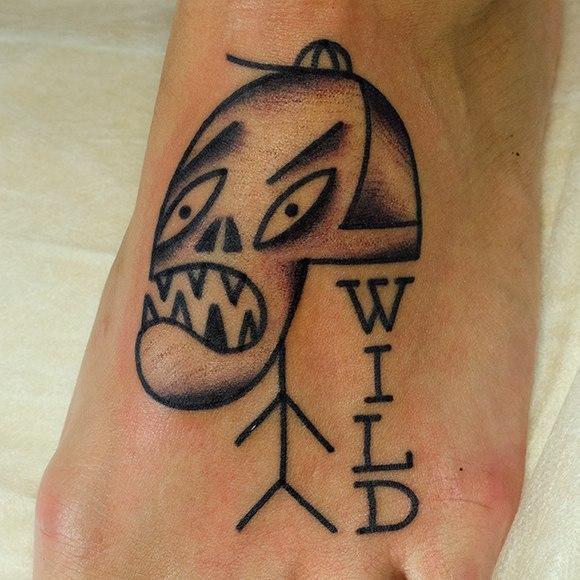Художественная татуировка «Wild». Мастер Даниил Костарев.