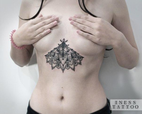 Художественная татуировка «Орнамент». Мастер — Инесса Кефир