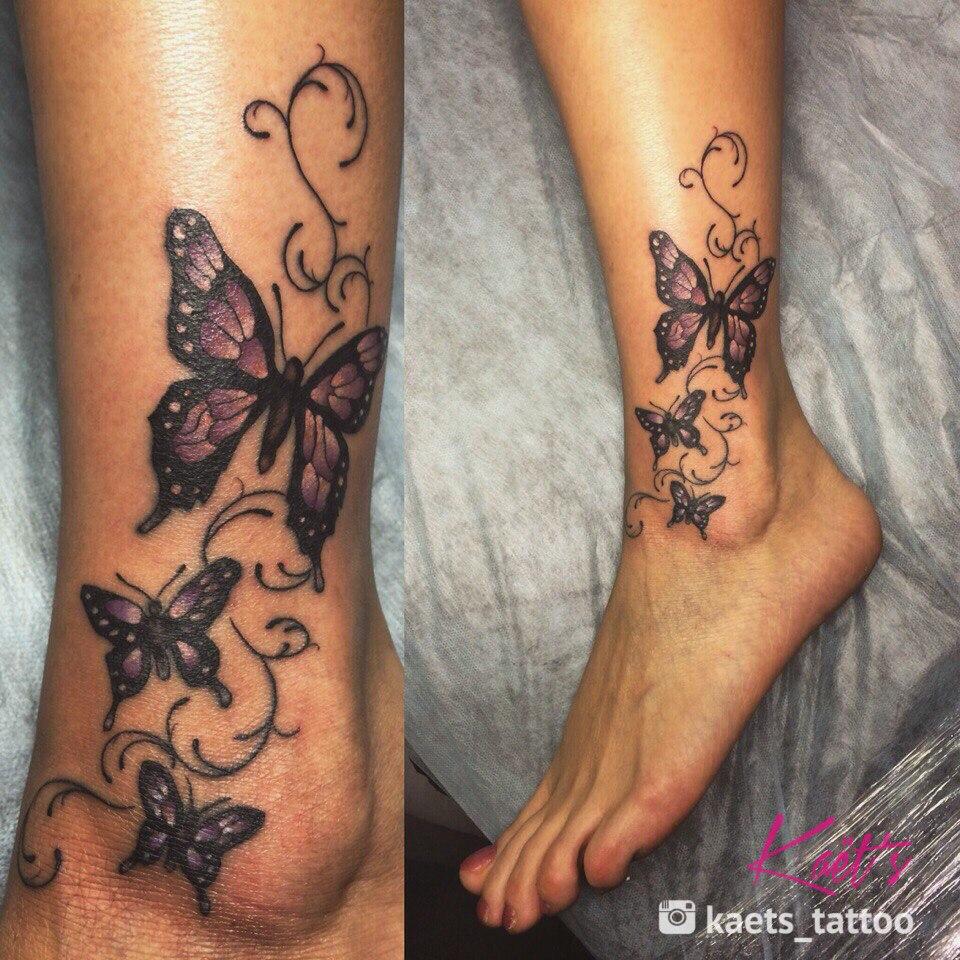 Художественная татуировка "Бабочки" от Берёзы