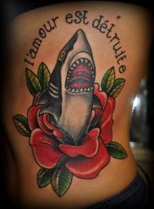 Татуировка с акулой - как выбрать?